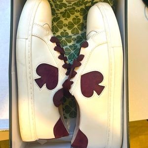 Kate Spade leather tennis shoes